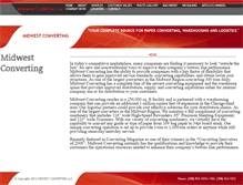 Tablet Screenshot of midwestconverting.com